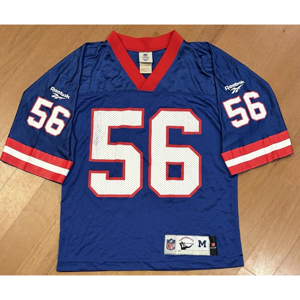 Reebok Lawrence Taylor Jersey Medium Vintage Collection Throwback Giants NFL 56